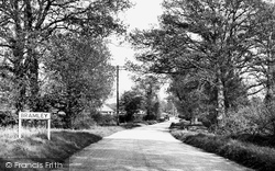 Entrance To Village c.1955, Bramley