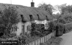 Thatched Cottage, Lane End c.1955, Bramley