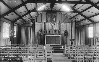 Bramshott, Camp, the Catholic Church interior 1917