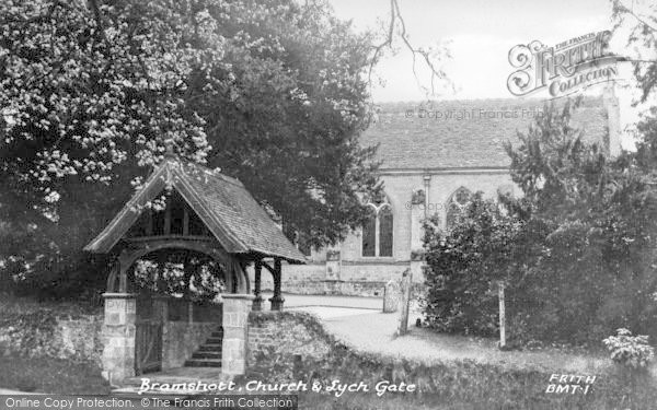 Photo of Bramshott, Church And Lychgate c.1960