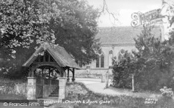 Church And Lychgate c.1960, Bramshott