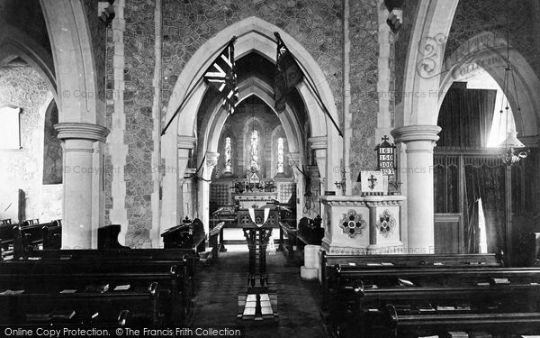 Photo of Bramshott, Church Interior 1917