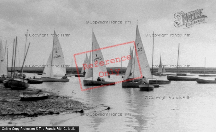 Photo of Brancaster, Boats In The Harbour c.1950