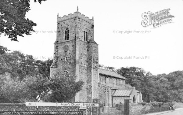 Photo of Brancaster, St Mary's Church c.1965