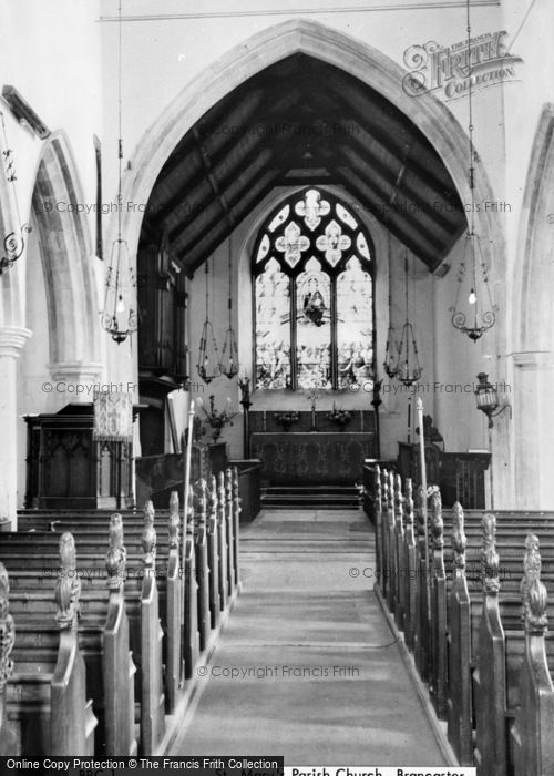 Photo of Brancaster, St Mary's Church Interior c.1965