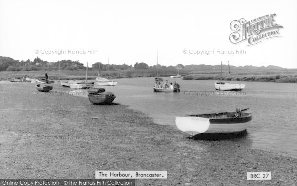 Photo of Brancaster, The Harbour c.1965