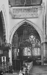Church Interior c.1883, Brancepeth
