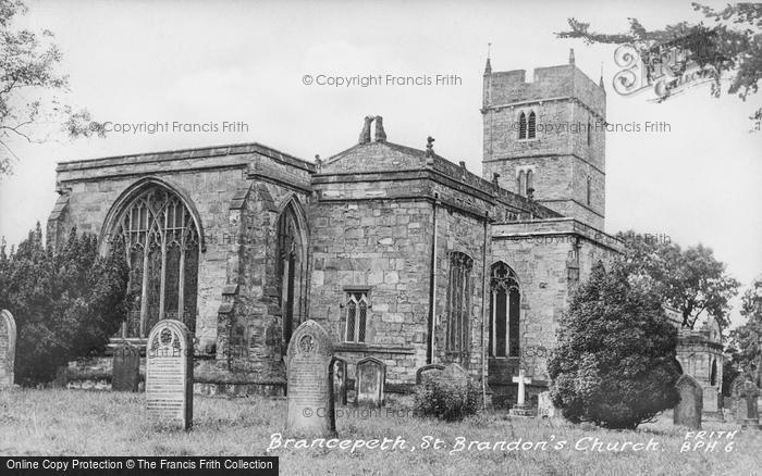 Photo of Brancepeth, St Brandon's Church c.1950