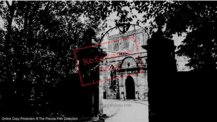 Photo of Brancepeth, The Church Gateway c.1950