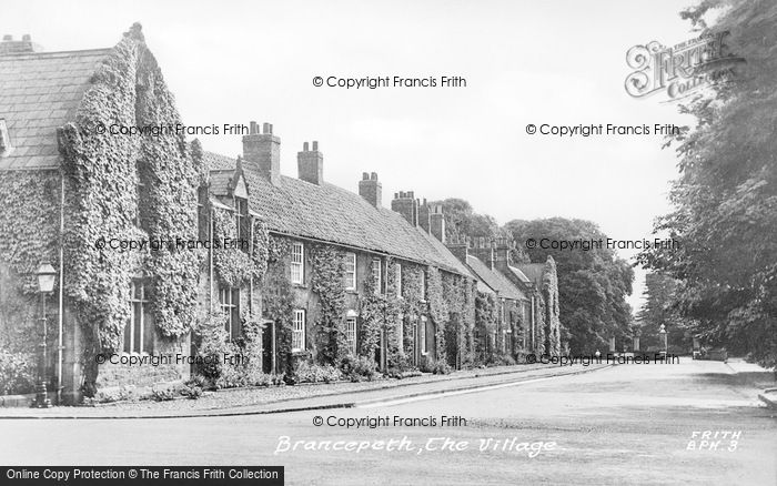 Photo of Brancepeth, The Village c.1950