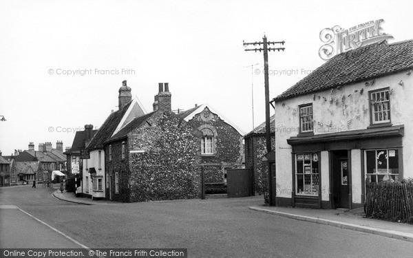 Photo of Brandon, Bury Road And Market Hill c.1955