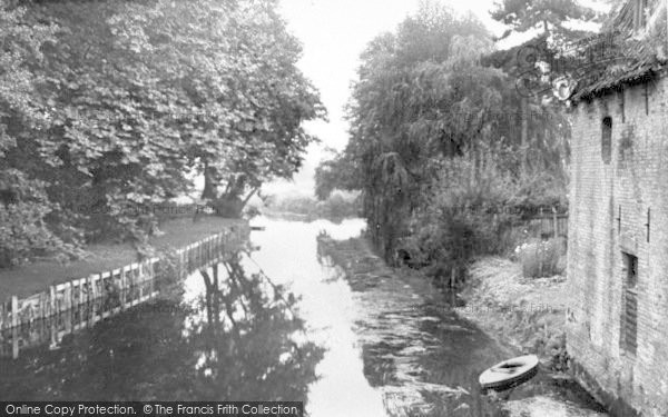 Photo of Brandon, River Ouse From Bridge c.1955