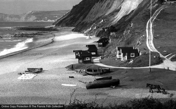 Photo of Branscombe, The Beach c.1950