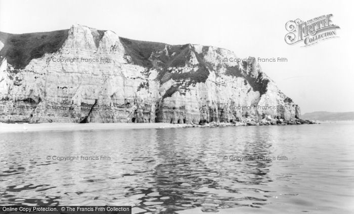 Photo of Branscombe, The Cliffs c.1960