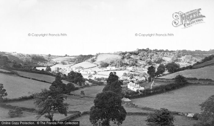 Photo of Branscombe, The Village c.1955