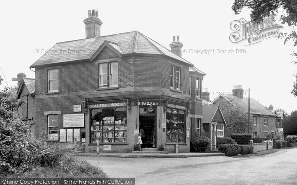 Photo of Bransgore, The Post Office And Village Store c.1960