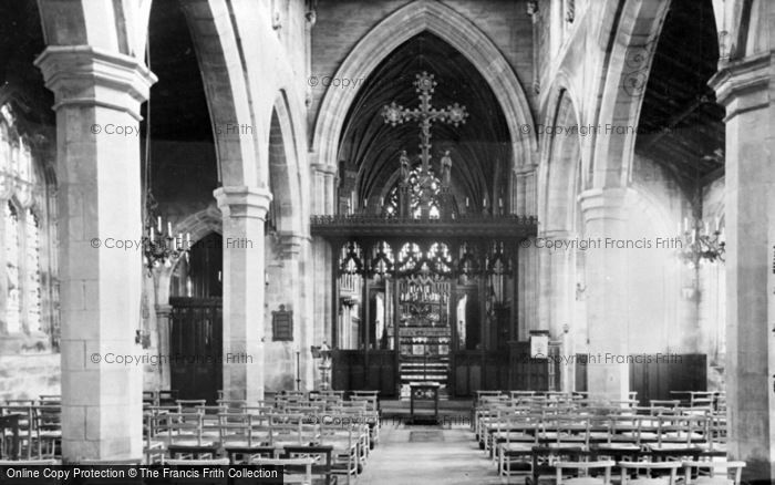 Photo of Brant Broughton, Interior Of St Helen's Church c.1955