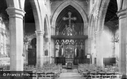 Interior Of St Helen's Church c.1955, Brant Broughton