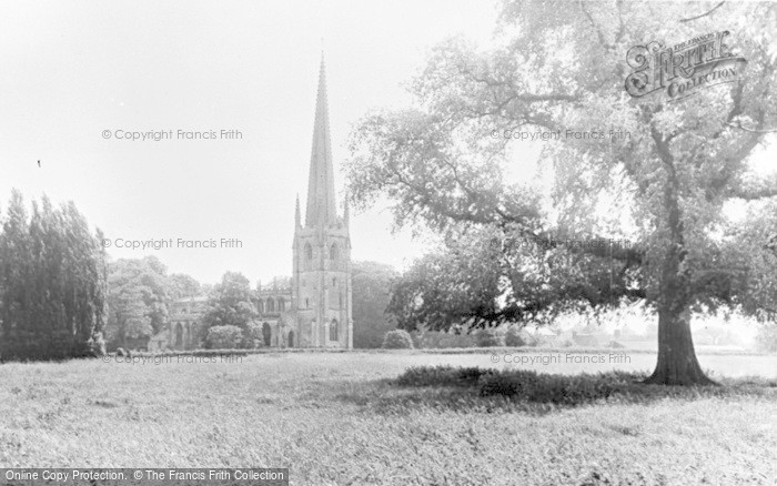 Photo of Brant Broughton, St Helen's Church And The Meadows c.1955