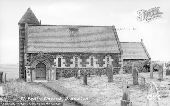 Photo of Branxton, The Church c.1955
