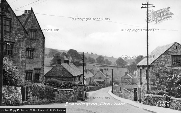 Photo of Brassington, The Town c.1955