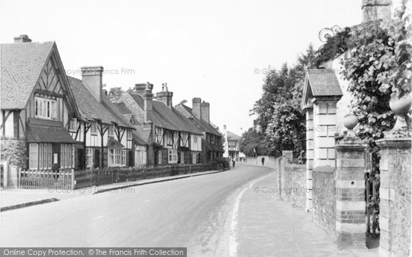 Photo of Brasted, Alms Row c.1955
