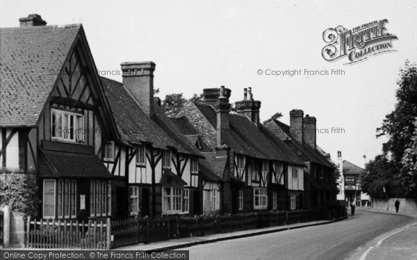 Photo of Brasted, Alms Row c.1955
