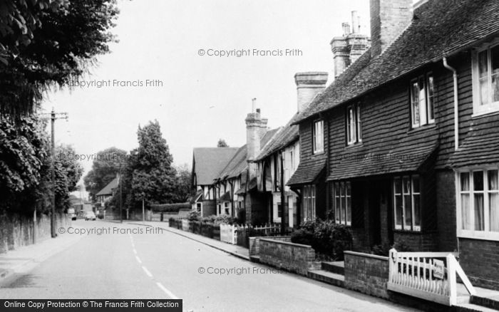 Photo of Brasted, Alms Row c.1960