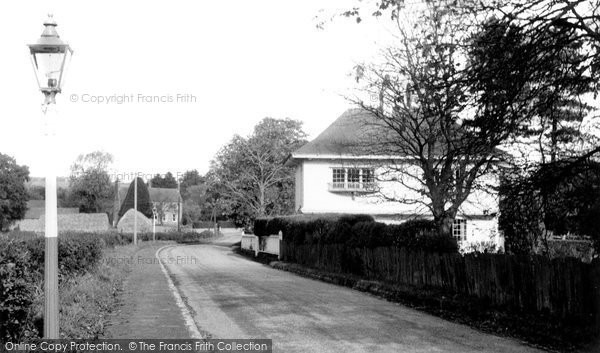 Photo of Brasted, Church Road c.1955