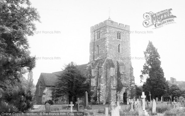 Photo of Brasted, St Martin's Church c.1960