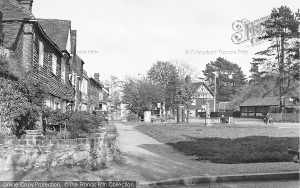 Photo of Brasted, The Green And Pump c.1955