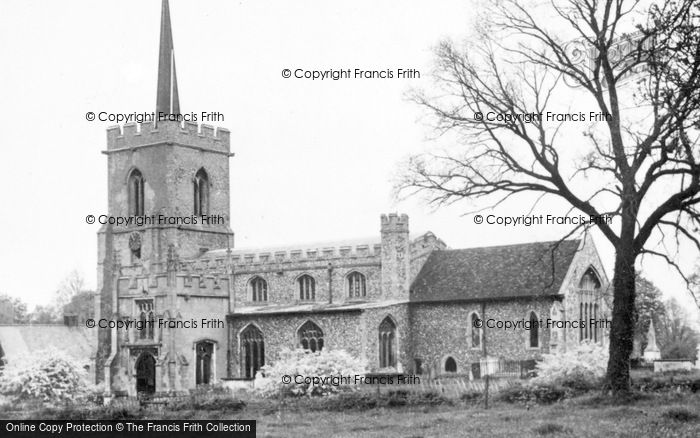 Photo of Braughing, St Mary's Church c.1955