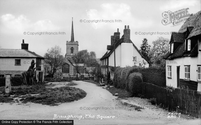 Photo of Braughing, The Square c.1955