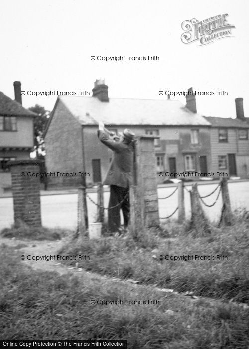 Photo of Braughing, The Village Pump c.1950