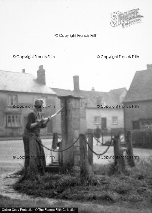 Photo of Braughing, The Village Pump c.1950
