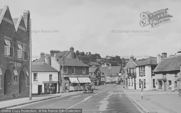 Photo of Braunton, Cross Tree From Exeter Road c.1950
