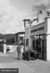 Exeter Road, Braunton Garage 1936, Braunton