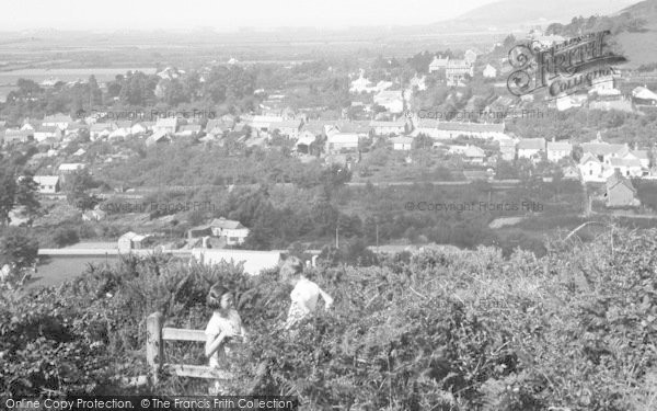 Photo of Braunton, Looking West 1936