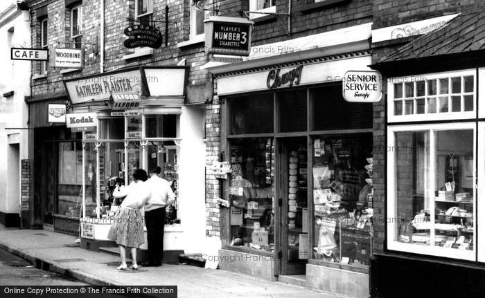 Photo of Braunton, Shops In Caen Street 1962