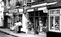 Shops In Caen Street 1962, Braunton