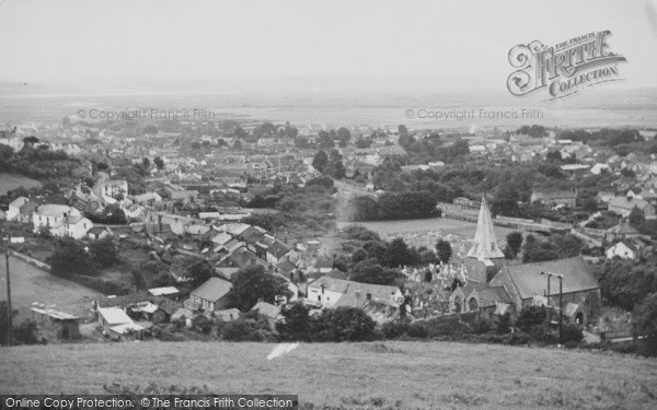 Photo of Braunton, View From Chapel Hill c.1950