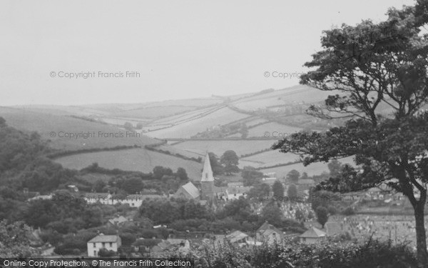 Photo of Braunton, View From West Hill c.1950