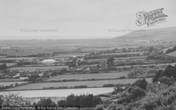 Photo of Braunton, View Towards Saunton From The Beacon c.1950