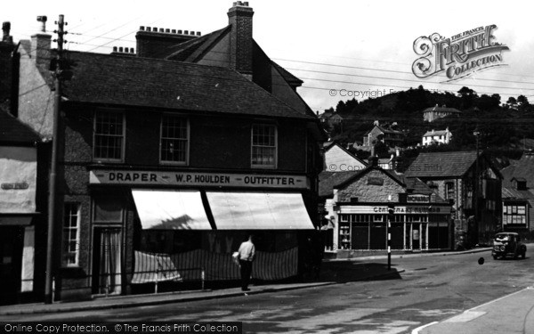 Photo of Braunton, 'w P Houlden' Draper And Outfitter c.1950