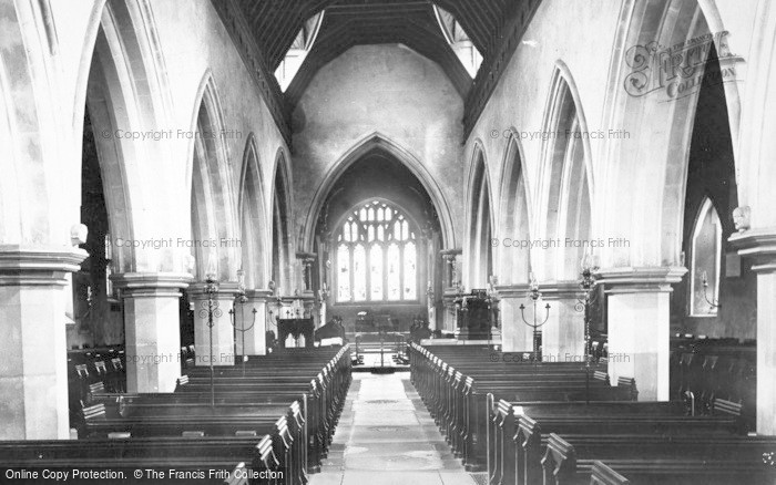 Photo of Bray, St Michael's Church Interior 1890