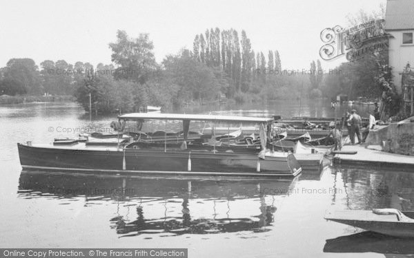 Photo of Bray, The River Thames, Boatyard 1929