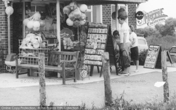 Photo of Brean, Choosing Postcards, Sunnyholt Caravan Park c.1965