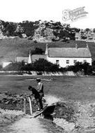 Man And Boy On Bridge 1918, Brean Down