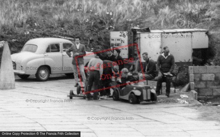 Photo of Brean, Sunnyholt Caravan Park, Go Karting c.1965