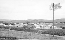 Sunnyside Caravan Site c.1955, Brean
